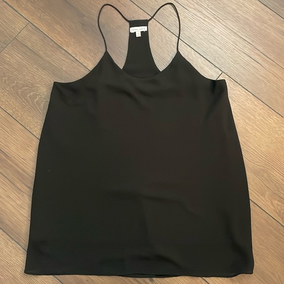 BLACK NAKED ZEBRA SLEEVELESS BLOUSE - Picture 1 of 4